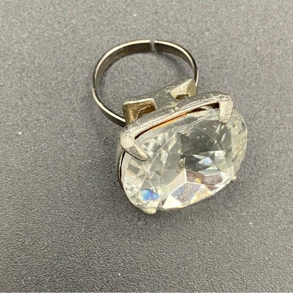 Rare! Art Deco Cocktail Ring - Picture 9 of 16